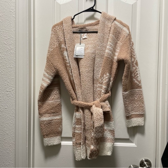 Barefoot Dreams Cozychic Patchwork Cardigan - Picture 5 of 6